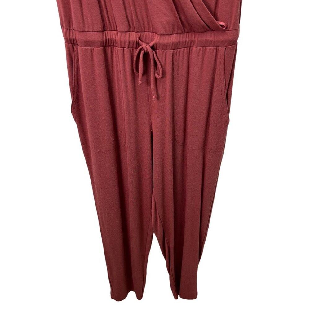 NWT Michael Stars Dusty Rose Sleeveless Jumpsuit - Picture 4 of 6